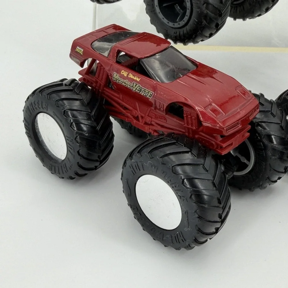 Hot Wheels Monster Jam Diecast 1:64 Wrexplorer Rare Jurassic World Fried Fire